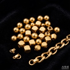 足金999.9 光面扣頭 (約2g)
