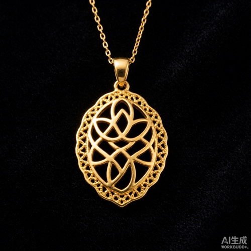 足金999.9 蓮花吊墜 (約8g)
